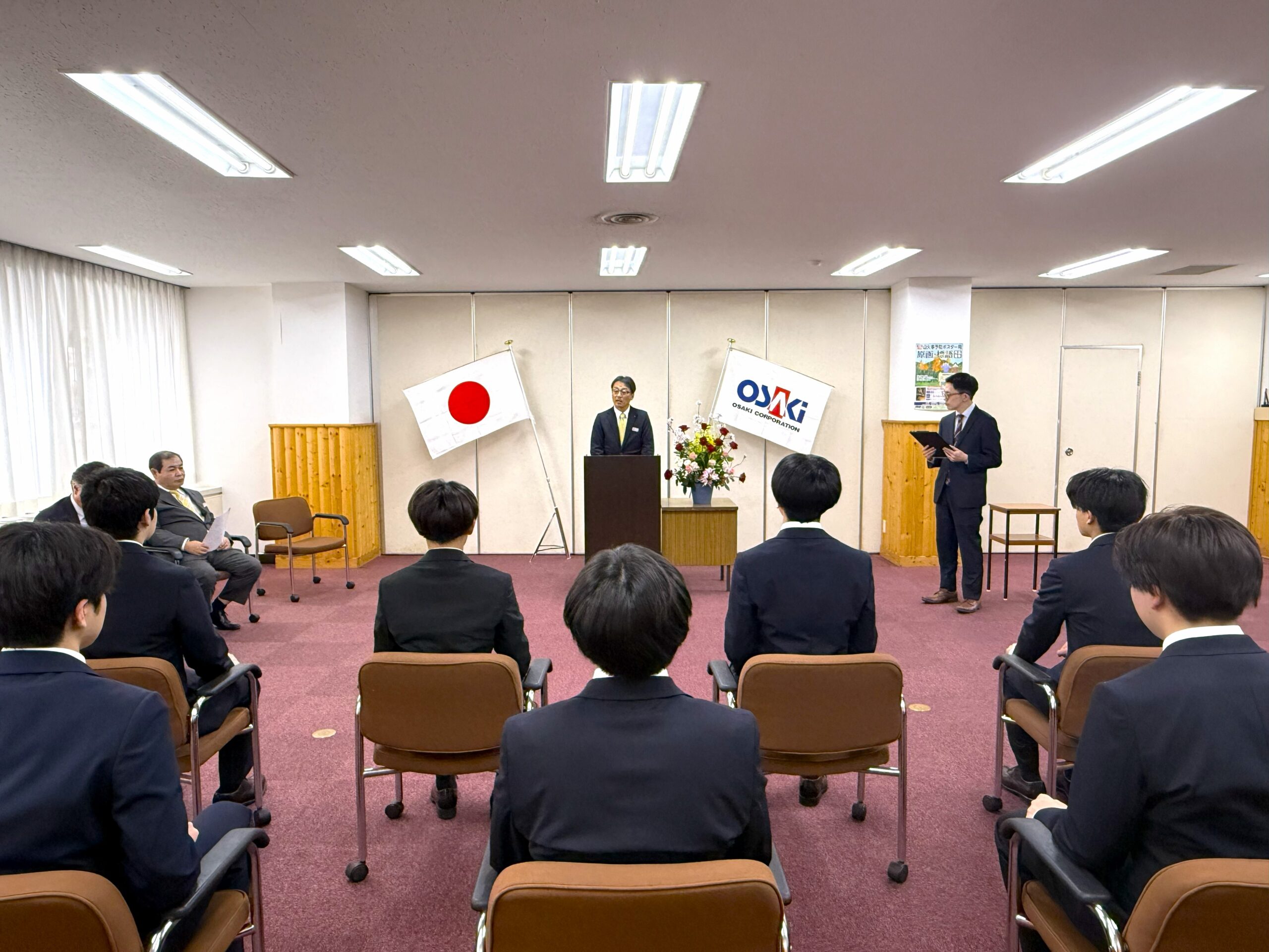 2026年入社式の様子